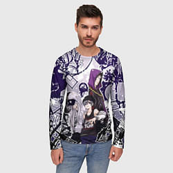 Лонгслив мужской Троица - Темный дворецкий, цвет: 3D-принт — фото 2