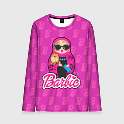 Лонгслив мужской Девушка Барби, цвет: 3D-принт