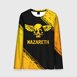 Мужской лонгслив Nazareth - gold gradient