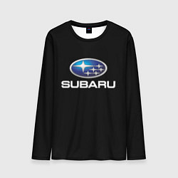 Лонгслив мужской Subaru sport auto car, цвет: 3D-принт