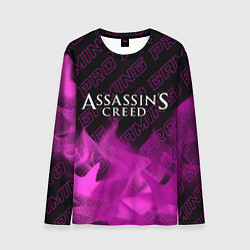 Лонгслив мужской Assassins Creed pro gaming: символ сверху, цвет: 3D-принт