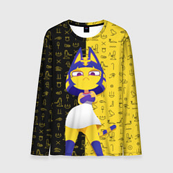 Лонгслив мужской Cat Ankha, цвет: 3D-принт