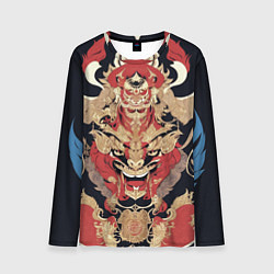 Лонгслив мужской Татуировка дух дракона, цвет: 3D-принт