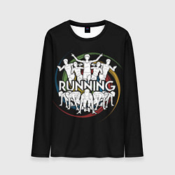 Лонгслив мужской Running, цвет: 3D-принт