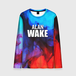 Мужской лонгслив Alan Wake неоновый дым