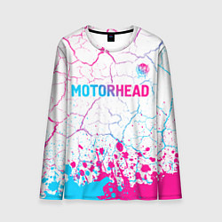 Лонгслив мужской Motorhead neon gradient style посередине, цвет: 3D-принт