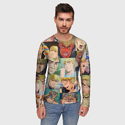 Лонгслив мужской ГТО - Эйкити, цвет: 3D-принт — фото 2