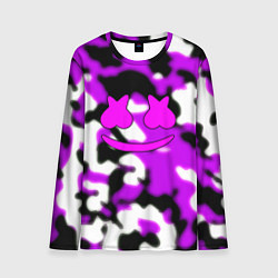 Лонгслив мужской Marshmello camo, цвет: 3D-принт