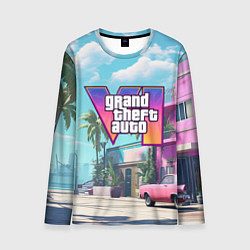 Мужской лонгслив GTA 6 Vice city