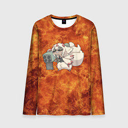 Лонгслив мужской Взрывоопасная Фапута, цвет: 3D-принт