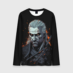 Мужской лонгслив Ведьмак иллюстрация