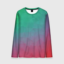 Мужской лонгслив Цветной градиент - нейросеть