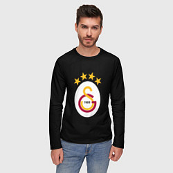 Лонгслив мужской Galatasaray logo fc, цвет: 3D-принт — фото 2