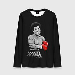 Лонгслив мужской Rocky Balboa, цвет: 3D-принт