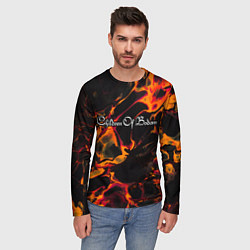 Лонгслив мужской Children of Bodom red lava, цвет: 3D-принт — фото 2