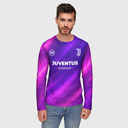 Лонгслив мужской Juventus legendary sport grunge, цвет: 3D-принт — фото 2