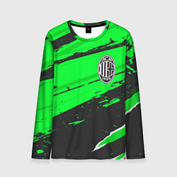 Лонгслив мужской AC Milan sport green, цвет: 3D-принт
