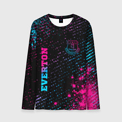 Лонгслив мужской Everton - neon gradient вертикально, цвет: 3D-принт