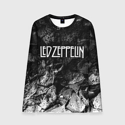 Лонгслив мужской Led Zeppelin black graphite, цвет: 3D-принт
