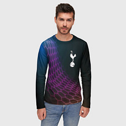Лонгслив мужской Tottenham футбольная сетка, цвет: 3D-принт — фото 2