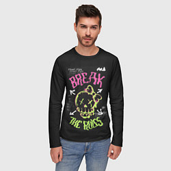 Лонгслив мужской Break the rules, цвет: 3D-принт — фото 2