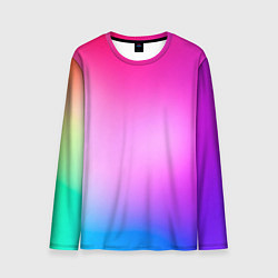 Лонгслив мужской Colorful gradient, цвет: 3D-принт