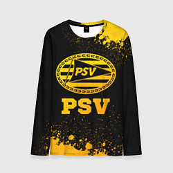 Мужской лонгслив PSV - gold gradient