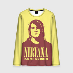 Мужской лонгслив Kurt Cobain Nirvana