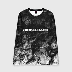 Лонгслив мужской Nickelback black graphite, цвет: 3D-принт