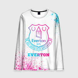 Лонгслив мужской Everton neon gradient style, цвет: 3D-принт