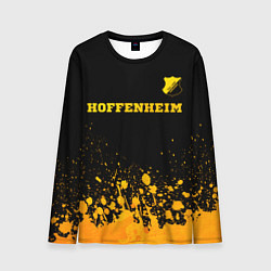 Лонгслив мужской Hoffenheim - gold gradient посередине, цвет: 3D-принт