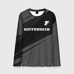 Мужской лонгслив Hoffenheim sport на темном фоне посередине