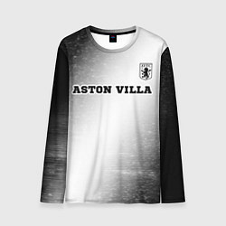 Лонгслив мужской Aston Villa sport на светлом фоне посередине, цвет: 3D-принт