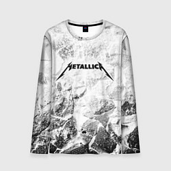 Мужской лонгслив Metallica white graphite