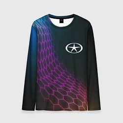 Мужской лонгслив JAC neon hexagon