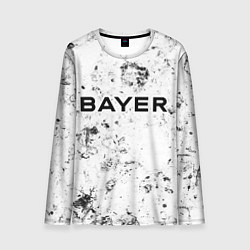 Лонгслив мужской Bayer 04 dirty ice, цвет: 3D-принт