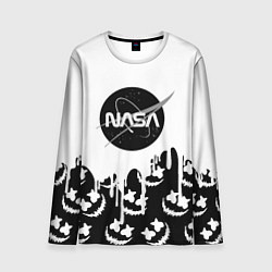 Лонгслив мужской Marshmello x Nasa, цвет: 3D-принт