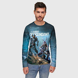Лонгслив мужской The first descendant персонажи, цвет: 3D-принт — фото 2
