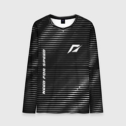 Лонгслив мужской Need for Speed metal game lines, цвет: 3D-принт