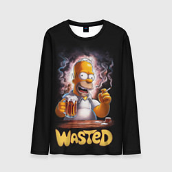 Мужской лонгслив Homer - wasted