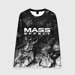 Мужской лонгслив Mass Effect black graphite