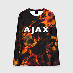 Лонгслив мужской Ajax red lava, цвет: 3D-принт
