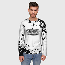 Лонгслив мужской Silent hill logo downpoor, цвет: 3D-принт — фото 2
