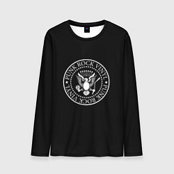 Мужской лонгслив Ramones logo rock