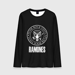 Мужской лонгслив Ramones rock logo