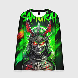 Мужской лонгслив Samurai green