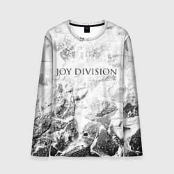 Мужской лонгслив Joy Division white graphite