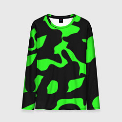 Мужской лонгслив Зелёный камуфляж милитари