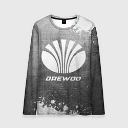 Лонгслив мужской Daewoo - grey gradient, цвет: 3D-принт