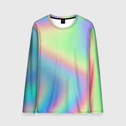 Лонгслив мужской Бензиновый градиент, цвет: 3D-принт